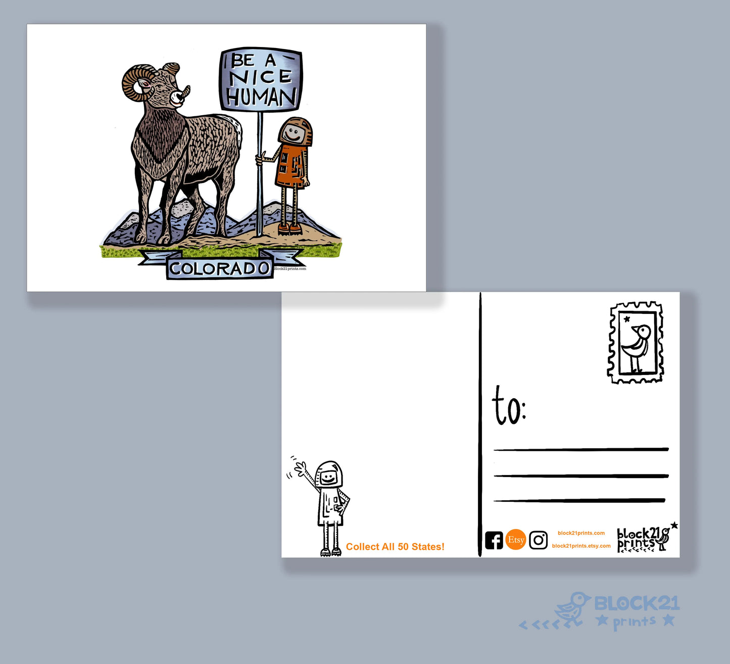 Colorado Gift Bundle | Stickers & Postcard
