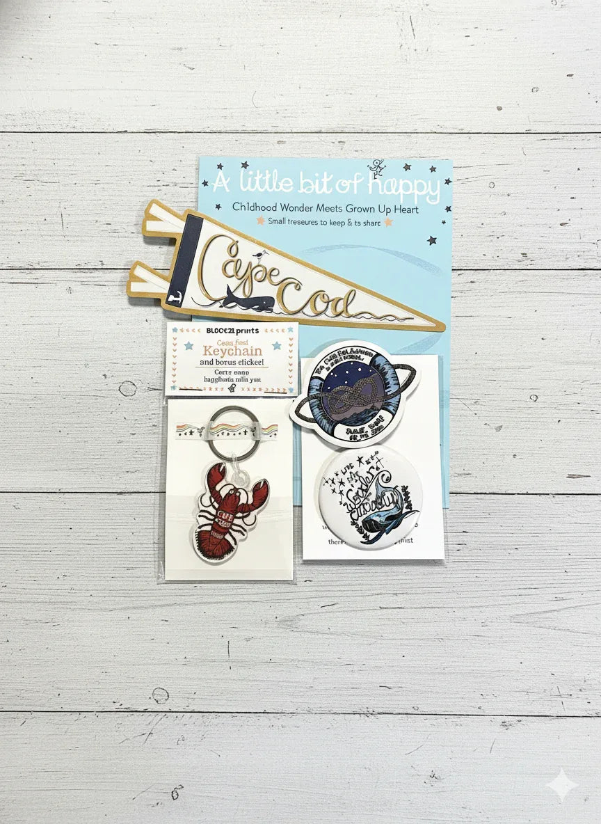 Cape Cod Little Bits of Happy Bundle - New England Stationery + Gifts