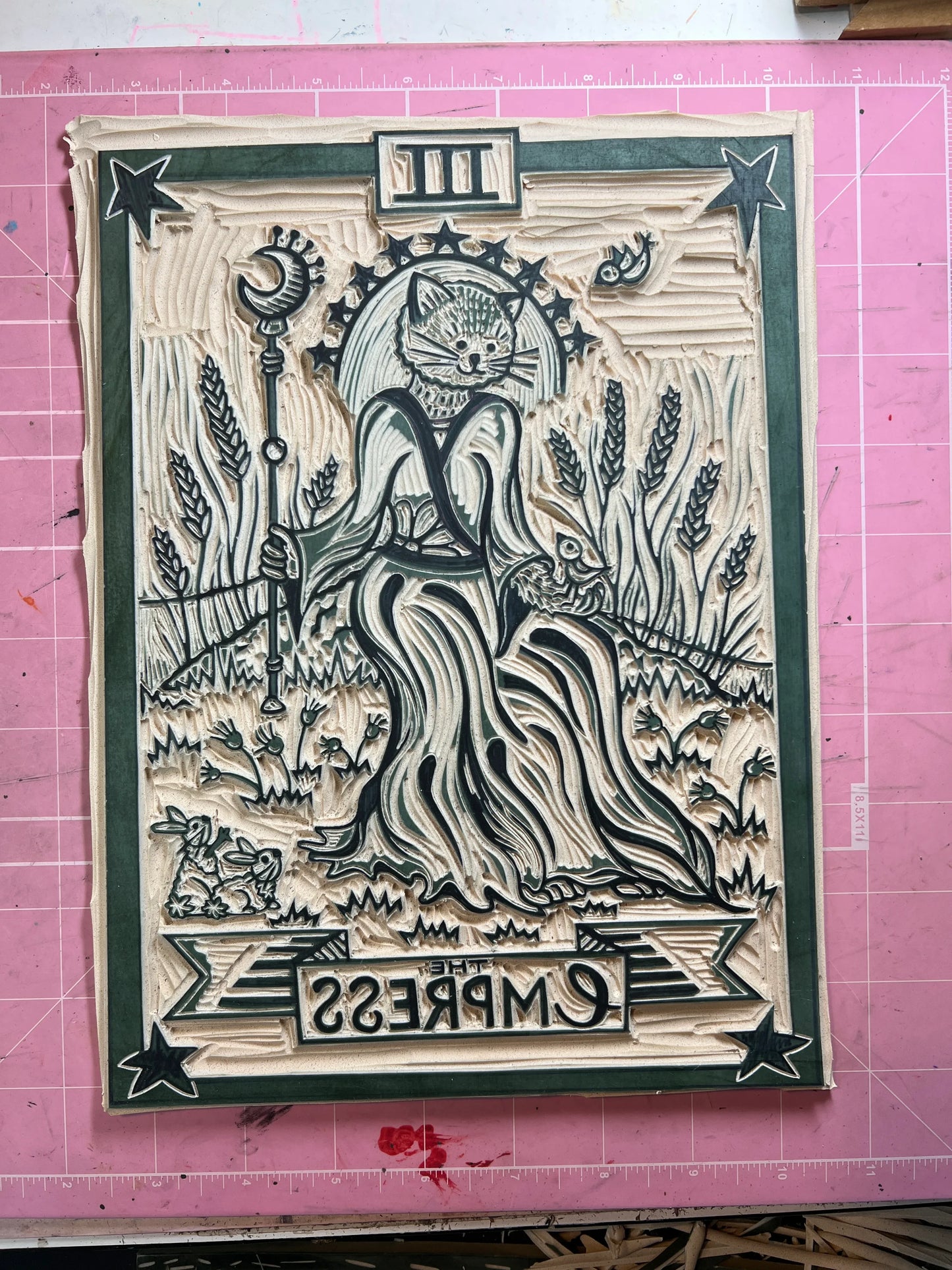 Empress Tarot Card Die Cut Vinyl Sticker