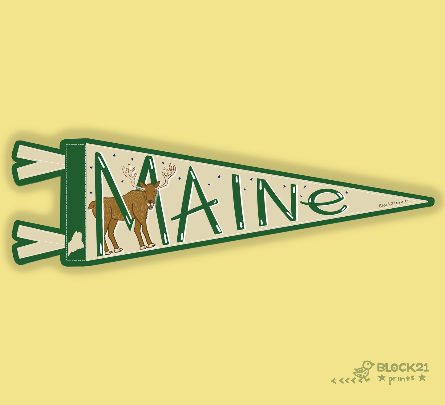 Maine Gift Bundle | Stickers + Postcard