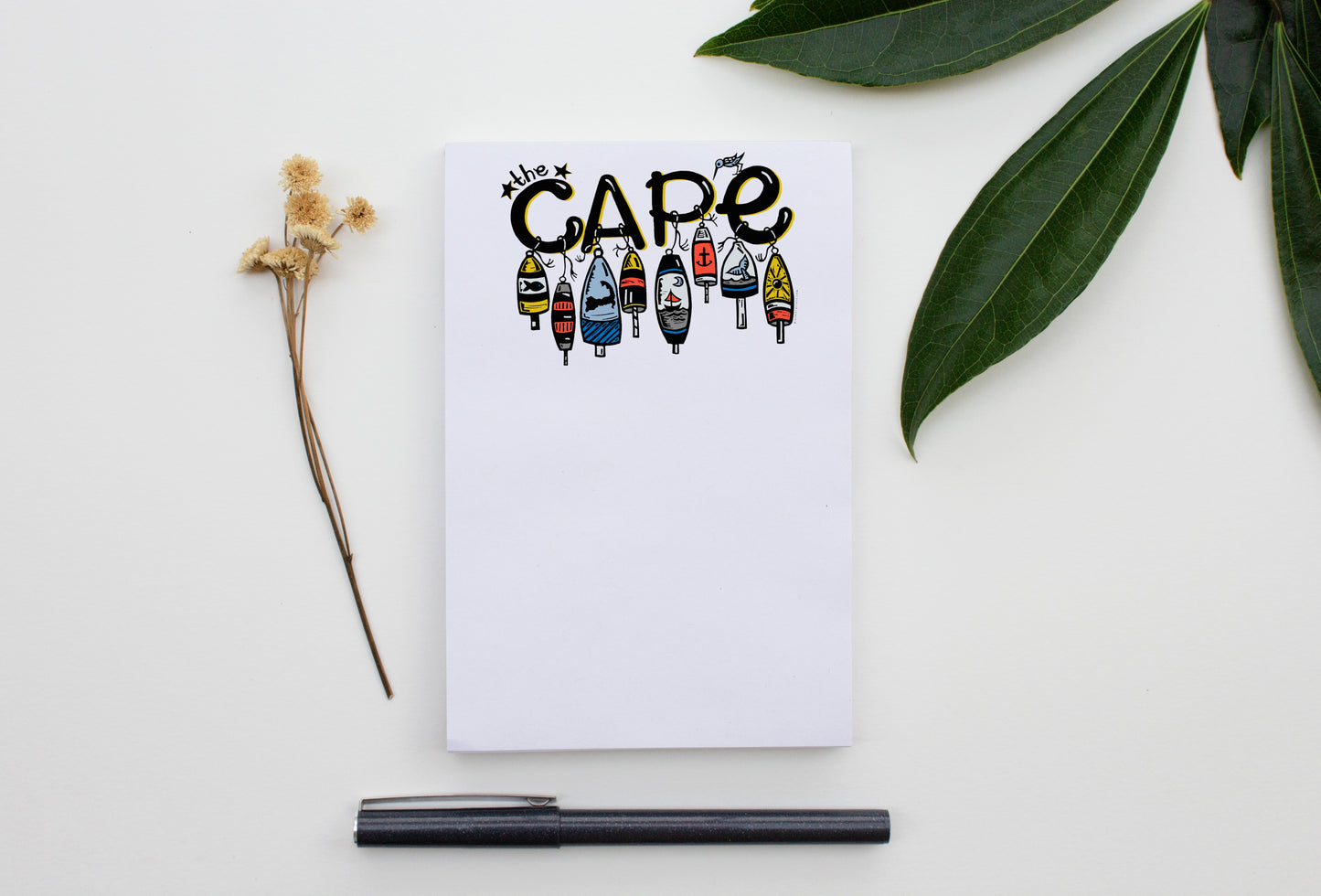 Cape Cod Buoys Note Pad