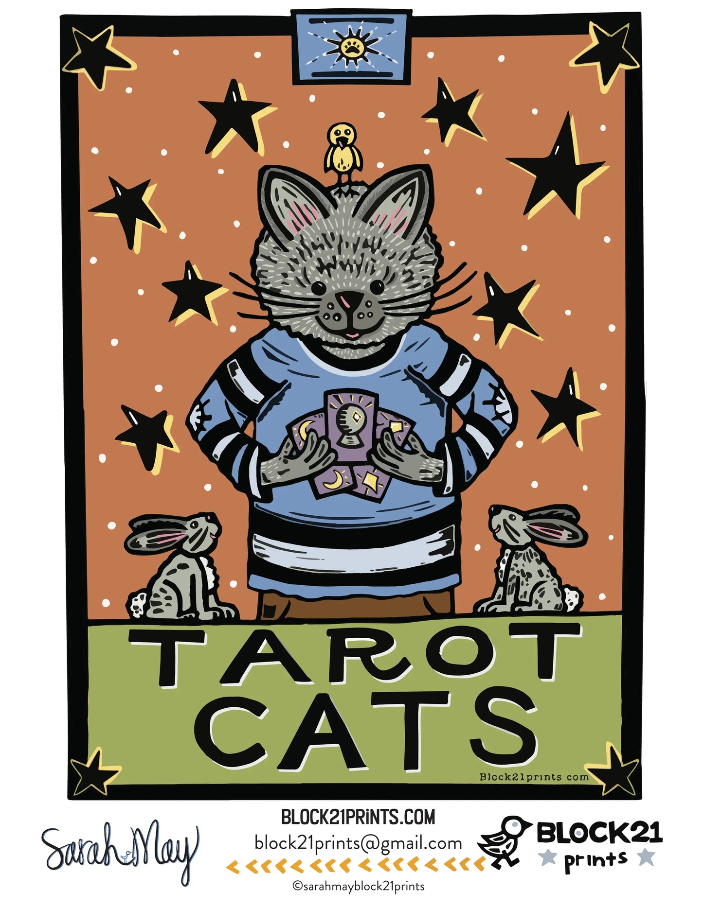 Hermit Tarot Art Print