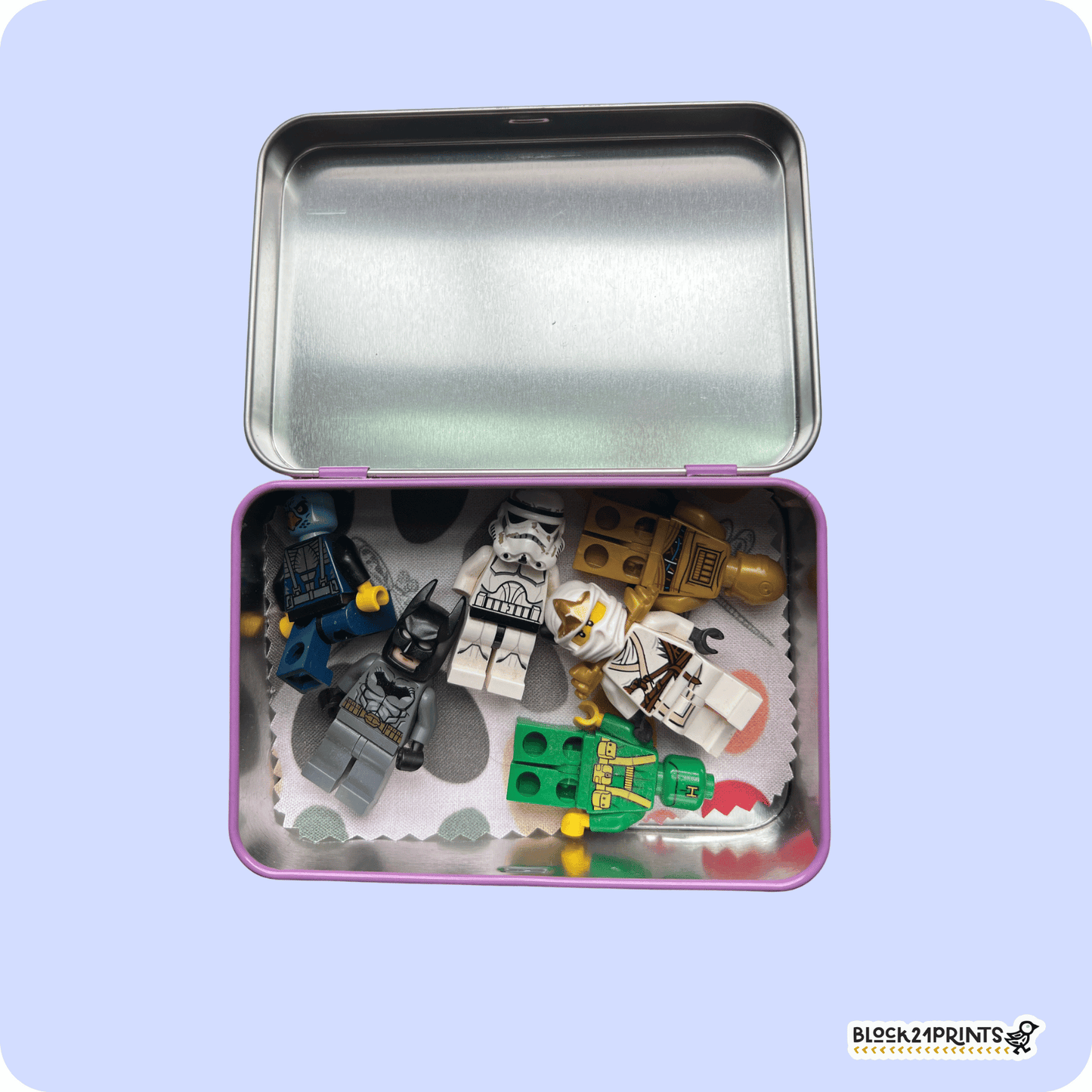 Art Mouse - Tin Box with Hinged Lid