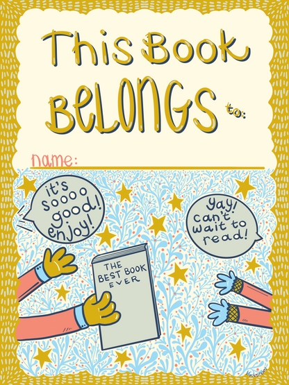 This Book Belongs To Bookplates – Best Book Ever