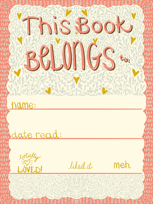 This Book Belongs To Bookplates – Loved It