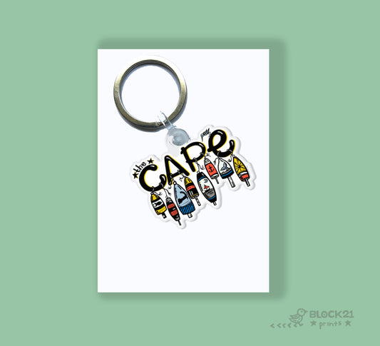 Cape Cod Buoy Keychain