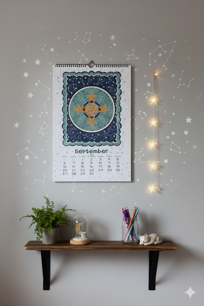 2026 Decorative Art Calendar | Illustrated Prints - Free Shipping