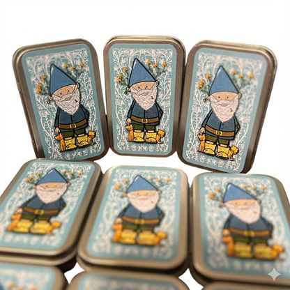 Gnome Sticker Tin | 6 Vinyl Stickers
