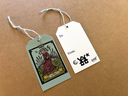 Empress Tarot Cat Gift Tags