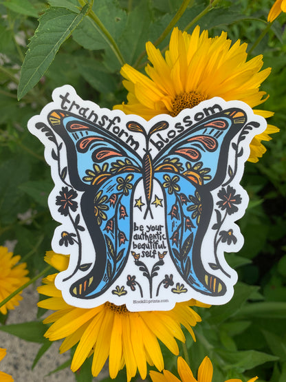 Butterfly Transform Sticker