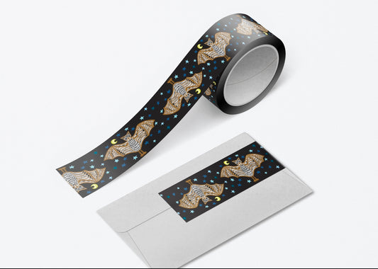 Flying Bats and Stars Washi Tape