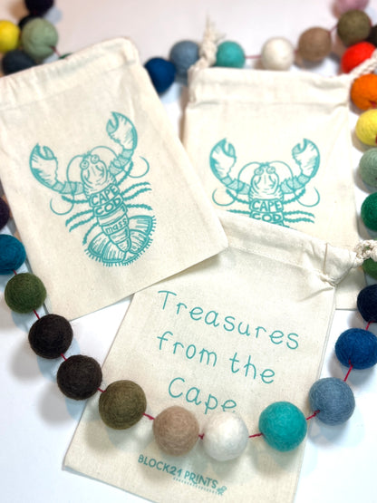 Cape Cod Sticker Treasure Pouch