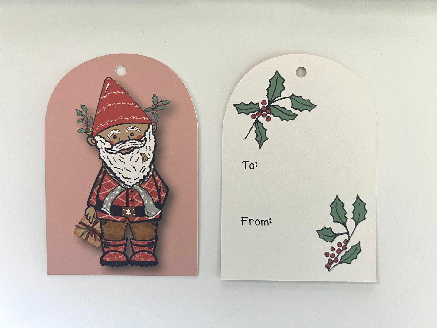 Holiday Gnomes Gift Wrap Sheet - set of two sheets