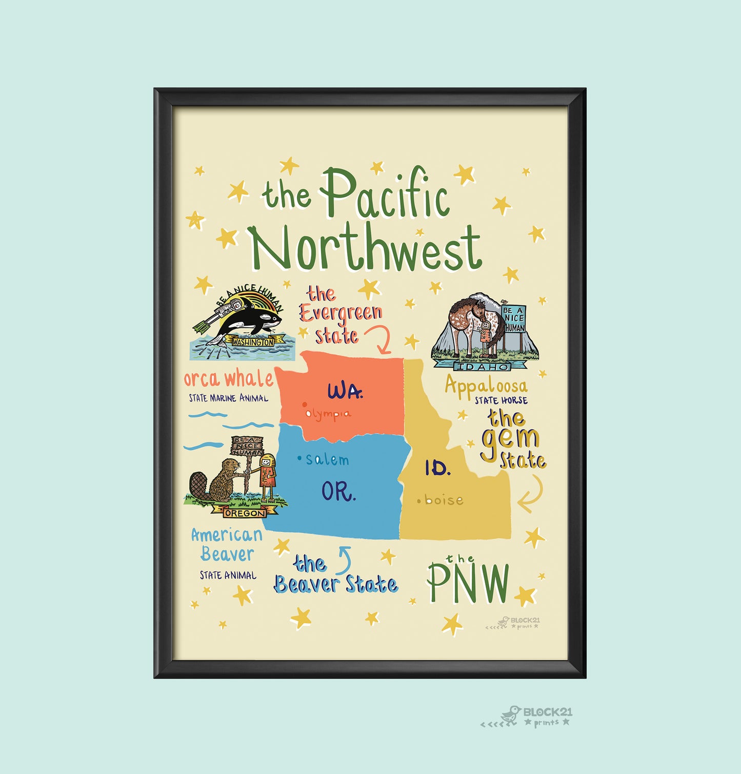 Pacific Northwest Fine Art Print 8 X 10