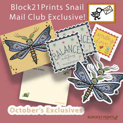 Snail Mail Club CLASSIC - Tier 1 - A Monthly Subscription