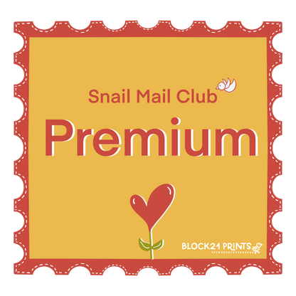 Snail Mail Club PREMIUM - Tier 2 - A Monthly Subscription