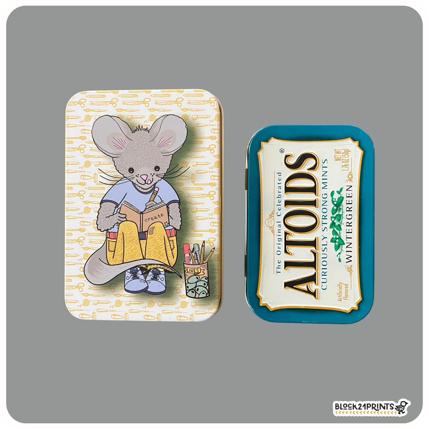 Be A Nice Human - Tin Box with Hinged Lid