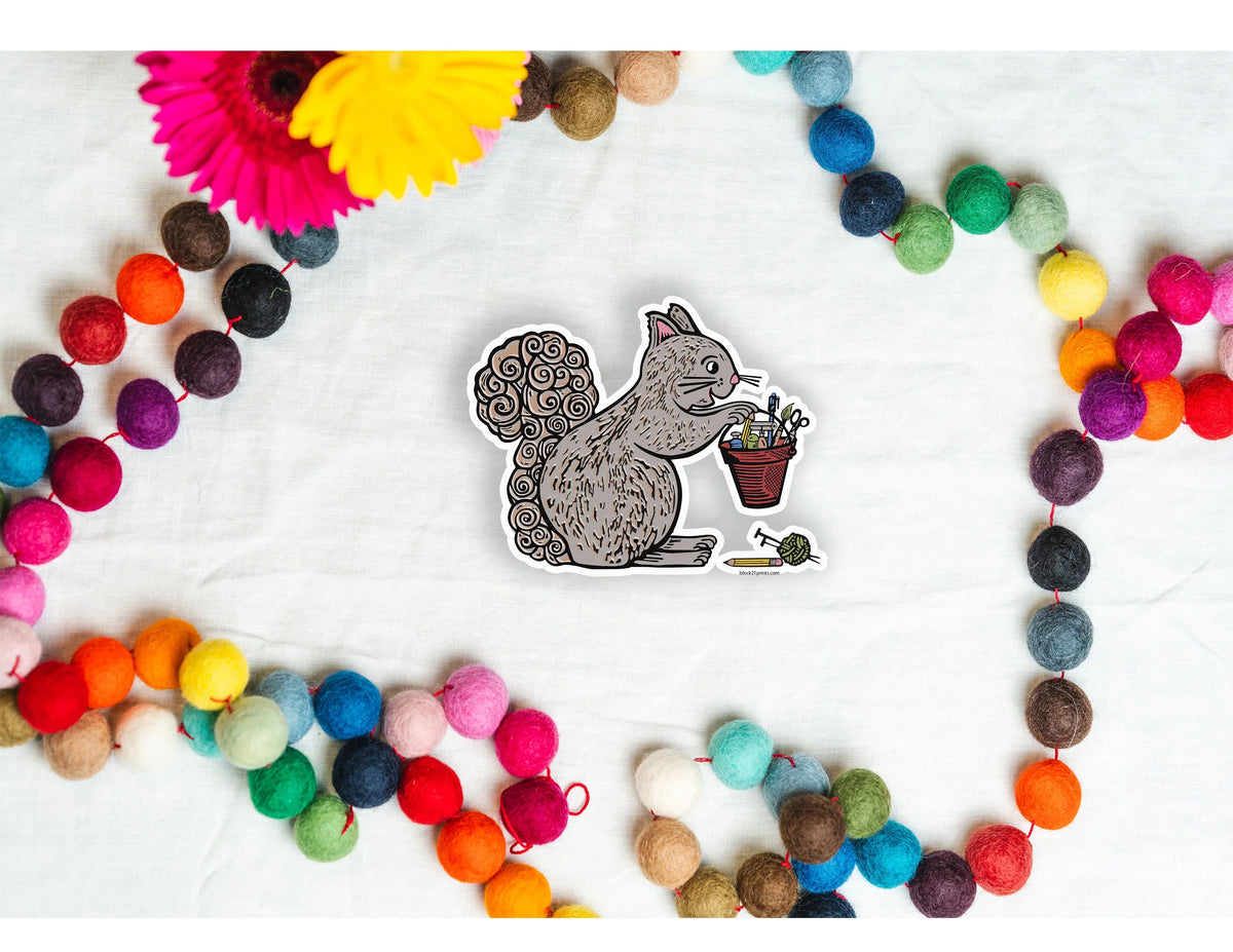 Dead Squirrel Sticker Art Squirrel Die Cut Sticker Decal – Block21Prints