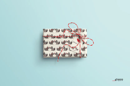 Holiday Beaver Gift Tags - set of 5