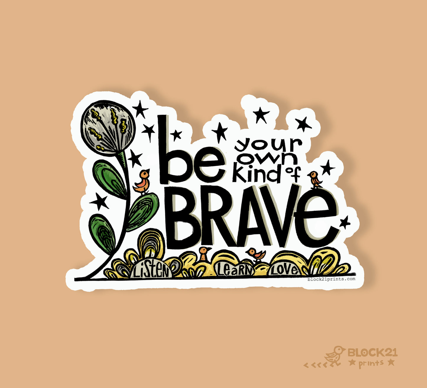 Be Brave 1 inch Washi Tape