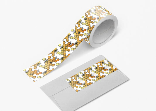 Bees Honeycomb Washi Tape