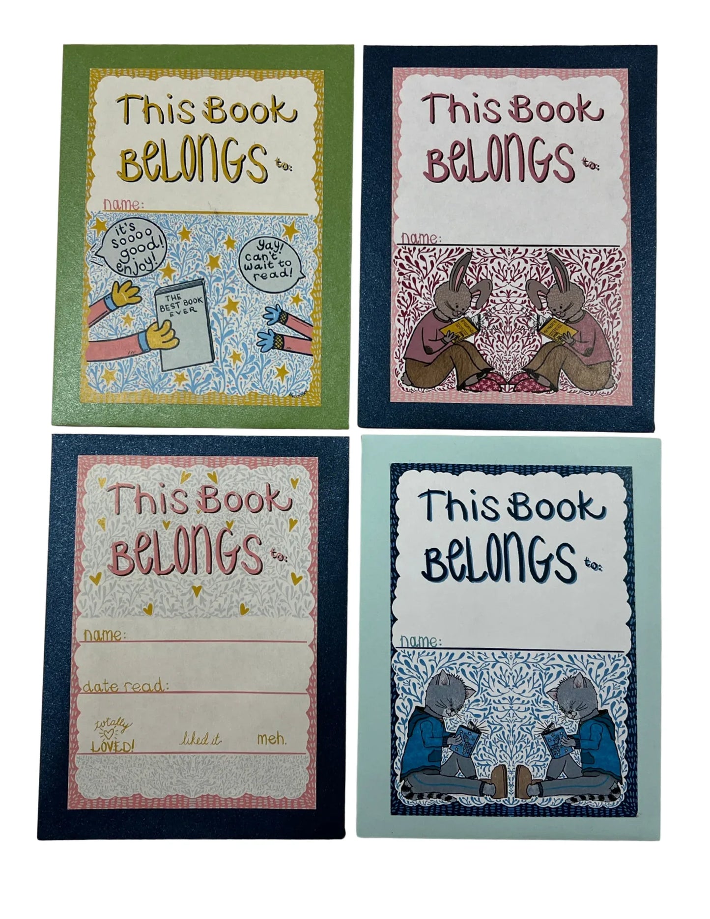 This Book Belongs To Bookplates – Reading Rabbits