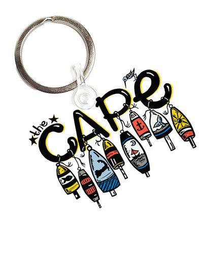 Cape Cod Buoy Keychain