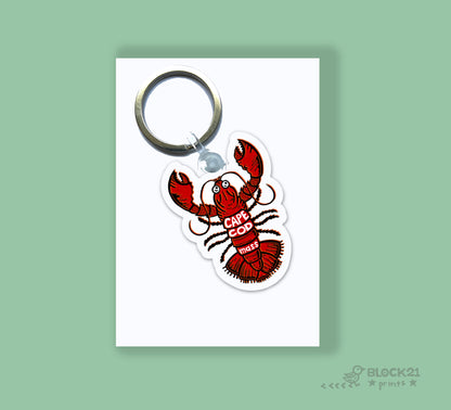 Cape Cod Lobster Keychain