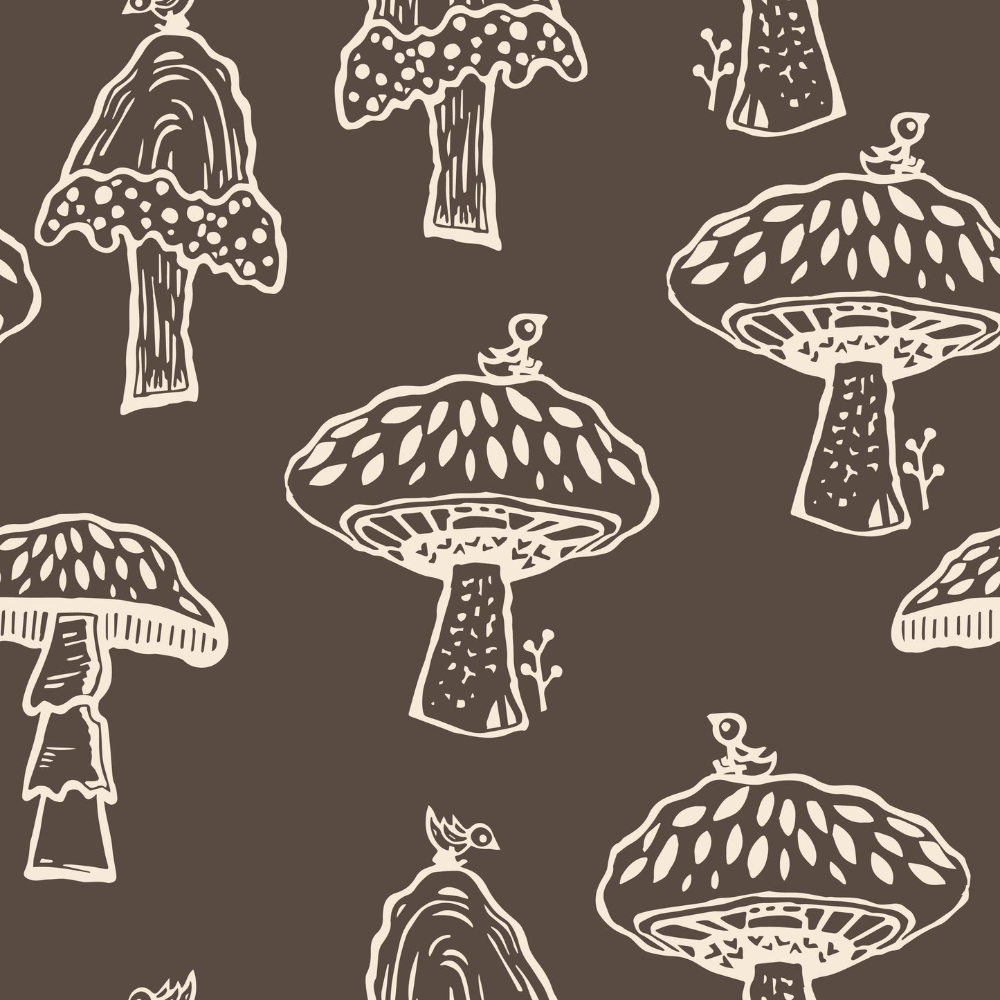 Mushrooms Forest Floor Washi Tape