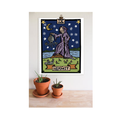 Hermit Tarot Art Print