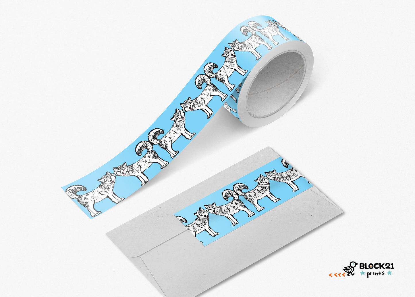 Husky Dog Washi Tape