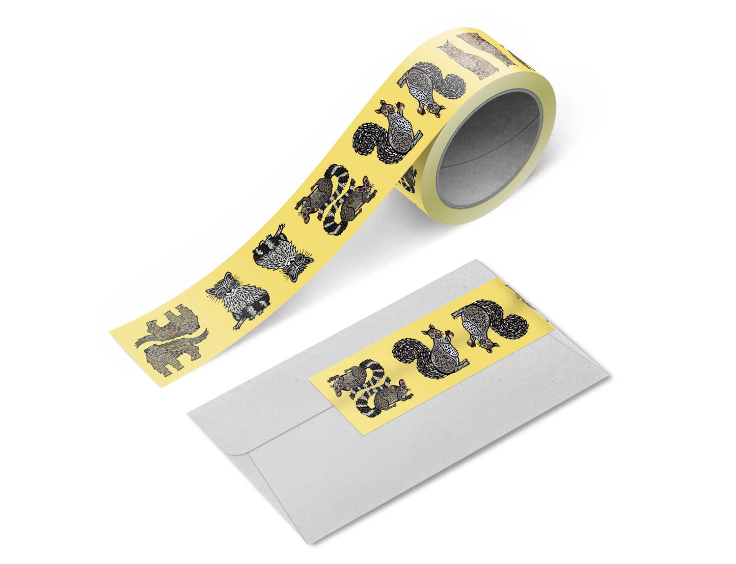 Land Animals Washi Tape Decorative Tape