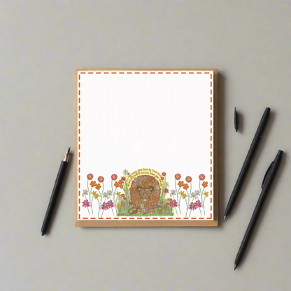 Wildflower Lion Notepad