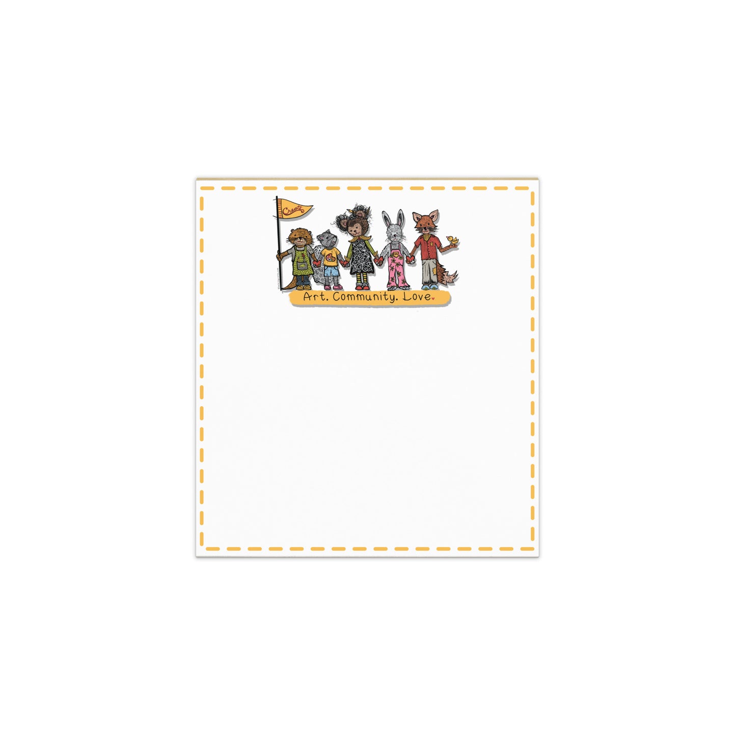 Art Community Love Blank Notepad