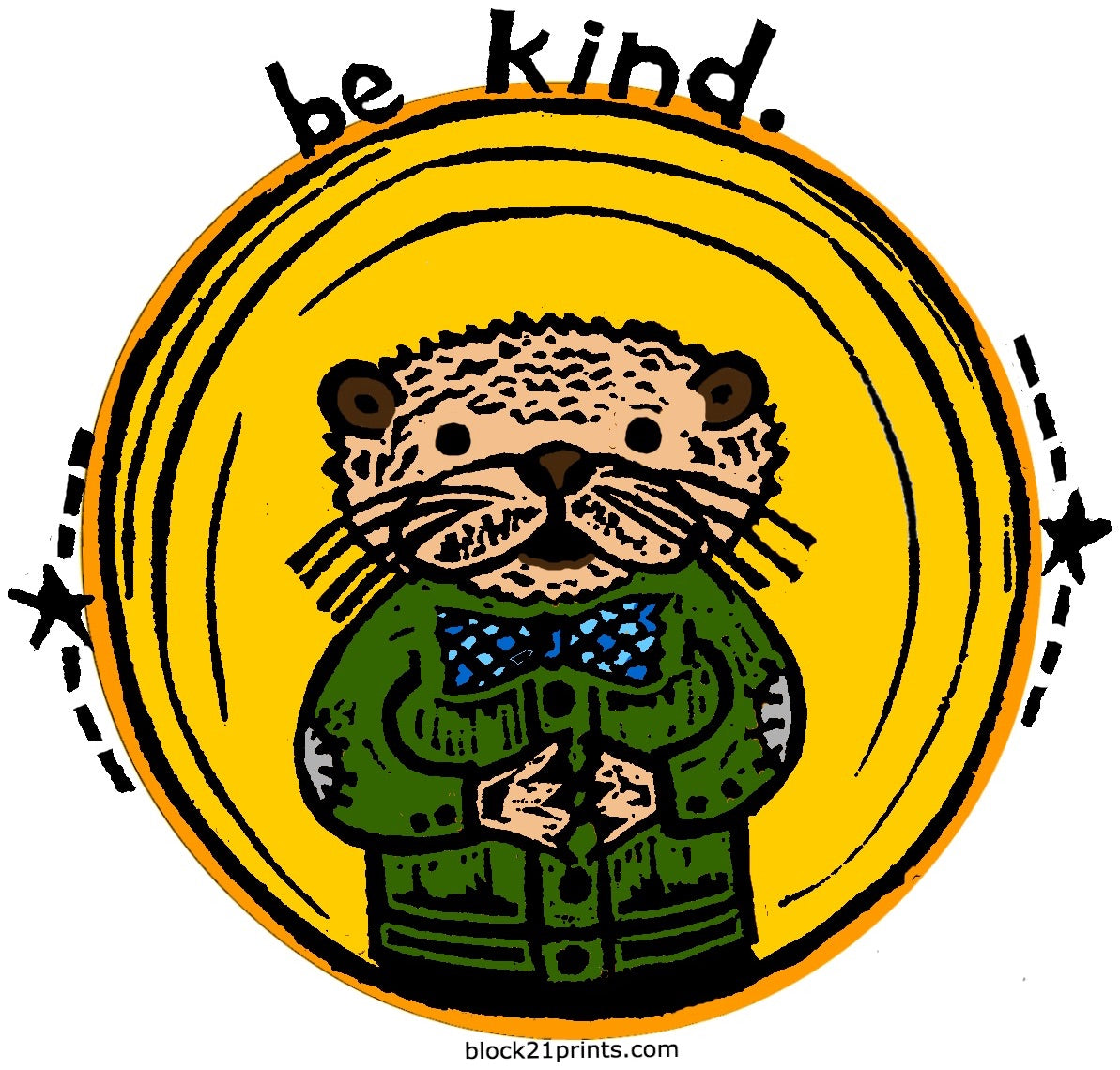 Otter Be Kind Sticker Decal