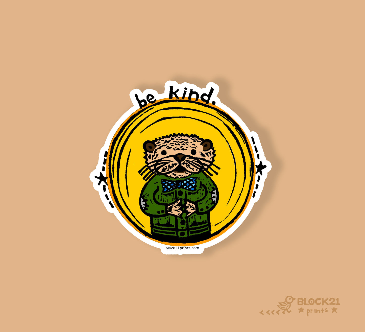 Otter Be Kind Sticker Decal