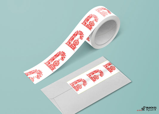 Peppermint Peace Holiday 1 inch Washi Tape