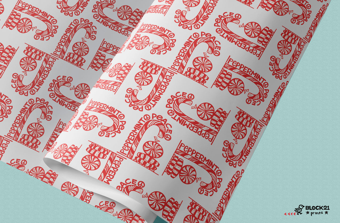 Holiday Peppermint Peace Wrapping Bundle