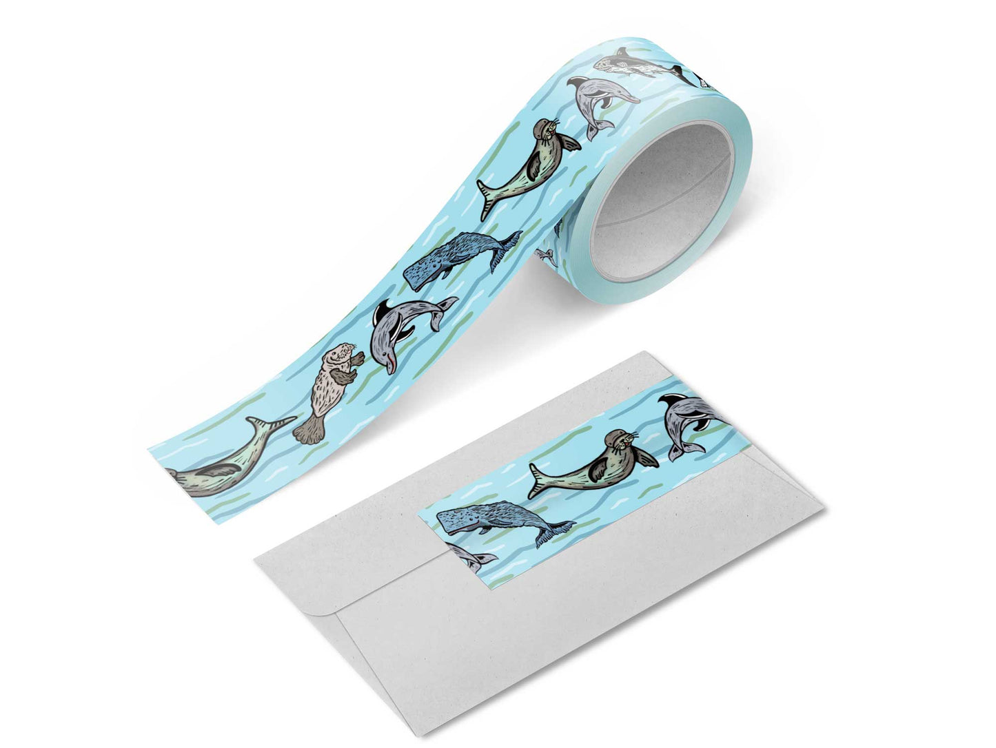 Sea Animals Ocean Washi Tape