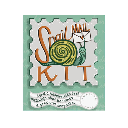 Snail Mail Kit - everything included (postage too!), ! -theme: be a nice human