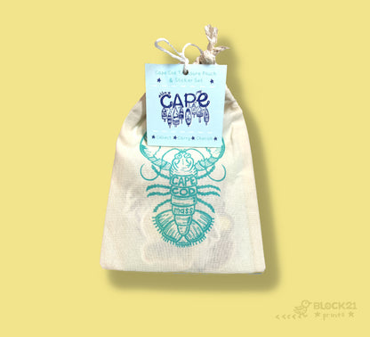 Cape Cod Sticker Treasure Pouch