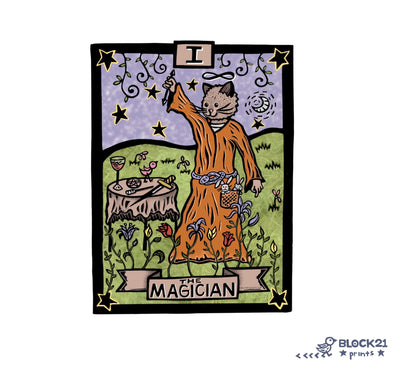 The Magician Tarot Card Die Cut Vinyl Sticker