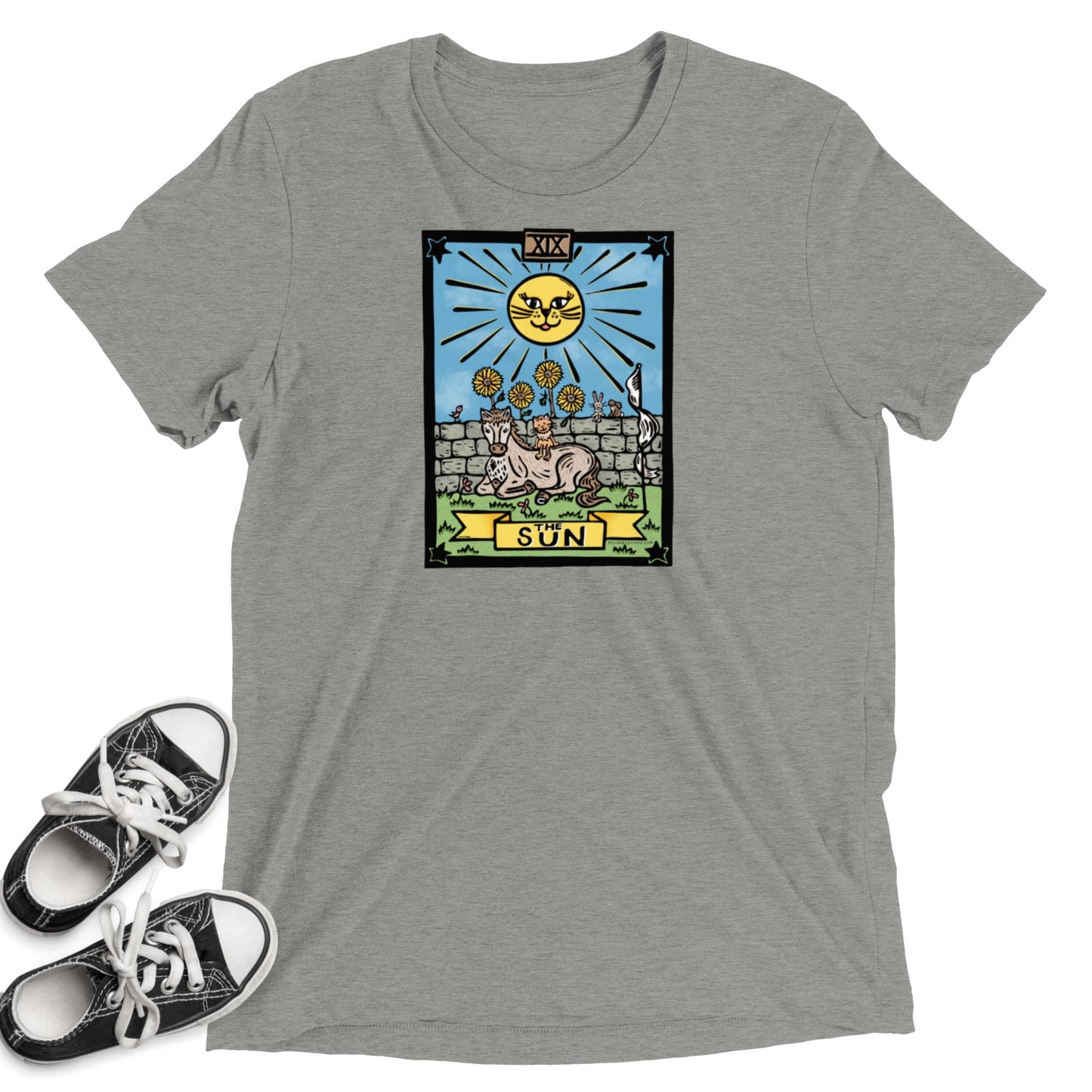 The Sun Tarot COLOR - Short sleeve t-shirt