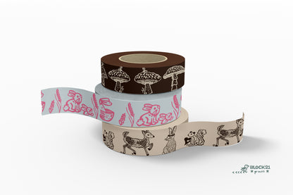 Mushrooms Forest Floor Washi Tape