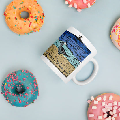 Beach Sandpiper Inspirational Mug