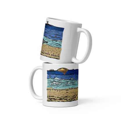 Beach Sandpiper Inspirational Mug