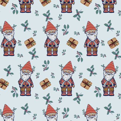 Holiday Gnomes Gift Wrap Sheet - set of two sheets
